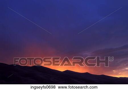Stock Photo - Colorado Great Sand Dunes Storm. Fotosearch