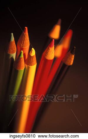 Colored Pencils View Large Photo Image Stock Image - Colored Pencils. Fotosearch