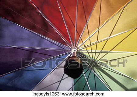 Colorful Umbrella View Large Photo Image Stock Image - Colorful Umbrella. Fotosearch