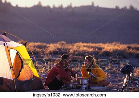 Couple Camping Together View Large Photo Image Stock Image - Couple Camping Together. Fotosearch