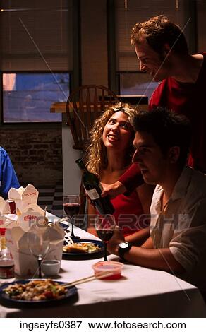 Dinner Party View Large Photo Image Stock Photo - Dinner Party. Fotosearch