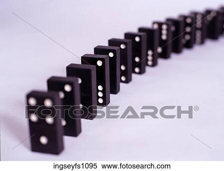 Dominoes Lined Up View Large Photo Image Stock Photography - Dominoes Lined Up. Fotosearch
