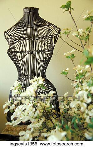 Dressmaker's Dummy with Flowers View Large Photo Image Stock Photograph - Dressmaker's Dummy with Flowers. Fotosearch