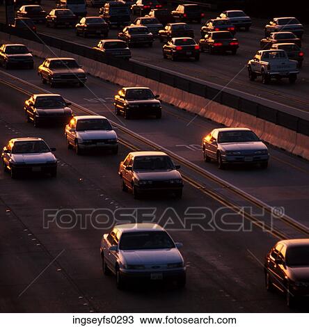 Evening Commute View Large Photo Image Stock Image - Evening Commute. Fotosearch