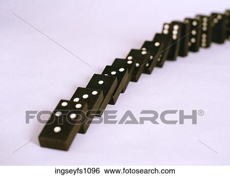 Falling Dominoes View Large Photo Image Stock Photograph - Falling Dominoes. Fotosearch