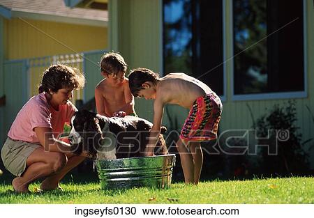 Stock Image - Family Chores. Fotosearch