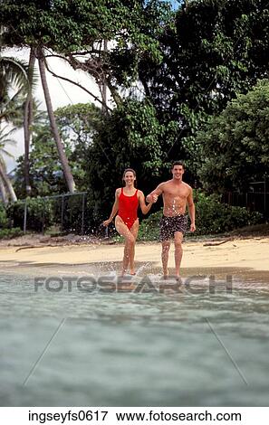 Fantasy Beach Jogging View Large Photo Image Stock Photo - Fantasy Beach Jogging. Fotosearch