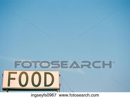 Food Sign View Large Photo Image Stock Photo - Food Sign. Fotosearch