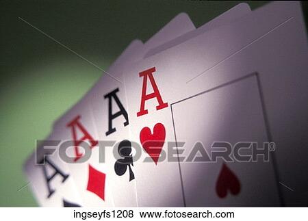 Stock Photo - Four Aces. Fotosearch