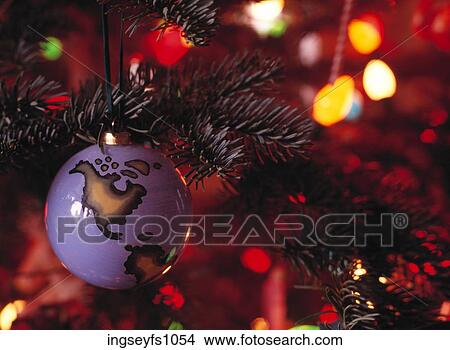 Globe Tree Ornament View Large Photo Image Picture - Globe Tree Ornament. Fotosearch