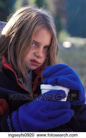 Grumpy Little Girl Camping View Large Photo Image Stock Image - Grumpy Little Girl Camping. Fotosearch