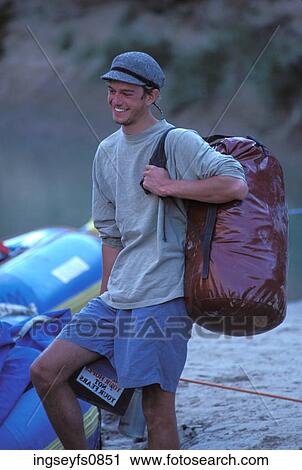 Happy Guy Going River Rafting View Large Photo Image Stock Image - Happy Guy Going River Rafting. Fotosearch