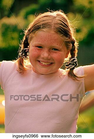Happy Little Girl View Large Photo Image Stock Photograph - Happy Little Girl. Fotosearch