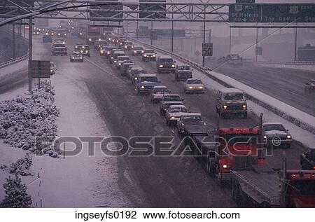 Highway at Rush Hour View Large Photo Image Stock Image - Highway at Rush Hour. Fotosearch
