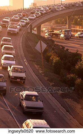 Highway at Rush Hour View Large Photo Image Stock Image - Highway at Rush Hour. Fotosearch