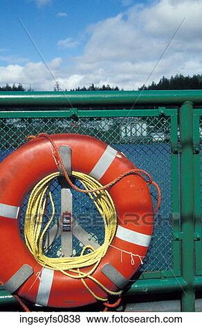 Life Preserver on Boat View Large Photo Image Stock Photo - Life Preserver on Boat. Fotosearch