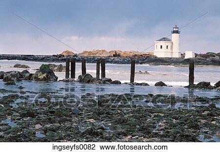 Lighthouse and Ocean View Large Photo Image Stock Image - Lighthouse and Ocean. Fotosearch