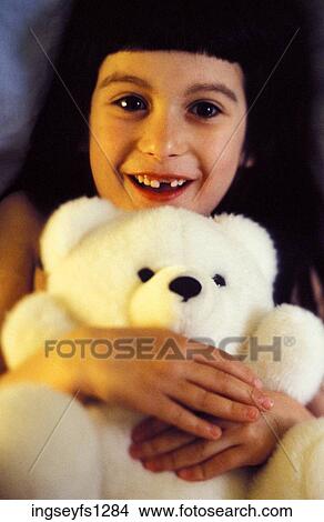 Little Girl Hugging Teddy Bear View Large Photo Image Picture - Little Girl Hugging Teddy Bear. Fotosearch