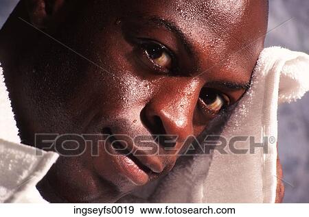 Man After Workout View Large Photo Image Stock Photo - Man After Workout. Fotosearch