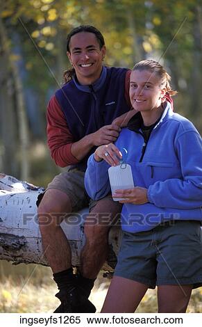 Man and Woman Hiking Together View Large Photo Image Stock Photography - Man and Woman Hiking Together. Fotosearch
