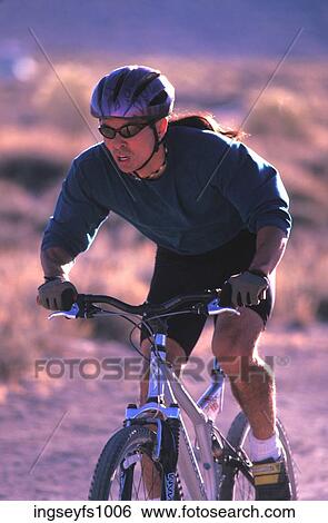 Man Mountain Biking View Large Photo Image Stock Photograph - Man Mountain Biking. Fotosearch