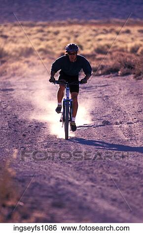 Man Mountain Biking View Large Photo Image Stock Photograph - Man Mountain Biking. Fotosearch