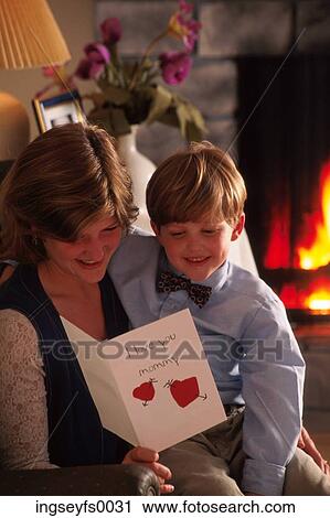 Mother Reading Card From Son View Large Photo Image Stock Image - Mother Reading Card From Son. Fotosearch