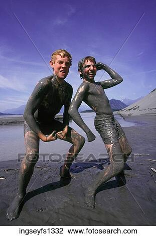 Mud Bath on Copper River in Alaska View Large Photo Image Stock Image - Mud Bath on Copper River in Alaska. Fotosearch