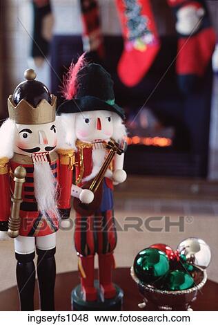 Nutcrackers at Christmas View Large Photo Image Stock Photo - Nutcrackers at Christmas. Fotosearch