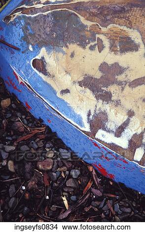Old Boat Beached on Land View Large Photo Image Picture - Old Boat Beached on Land. Fotosearch