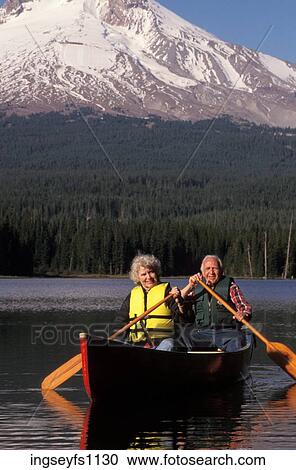 Older Couple Canoeing View Large Photo Image Stock Image - Older Couple Canoeing. Fotosearch