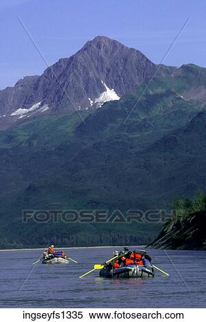Rafting on the Copper River in Alaska View Large Photo Image Stock Photography - Rafting on the Copper River in Alaska. Fotosearch