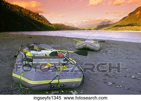 Rafts Pulled Up on Bank of Copper River View Large Photo Image Stock Photography - Rafts Pulled Up on Bank of Copper River. Fotosearch