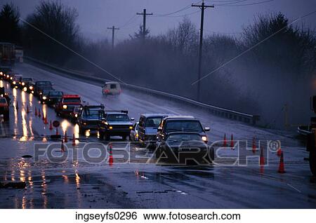 Rainy Day Driving View Large Photo Image Stock Photograph - Rainy Day Driving. Fotosearch