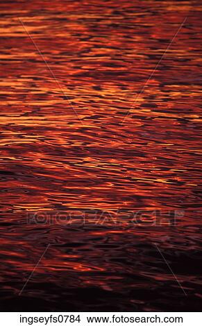 Picture - Rippling Evening Water. Fotosearch