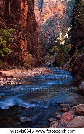 Stock Photography - River in the Gorge. Fotosearch