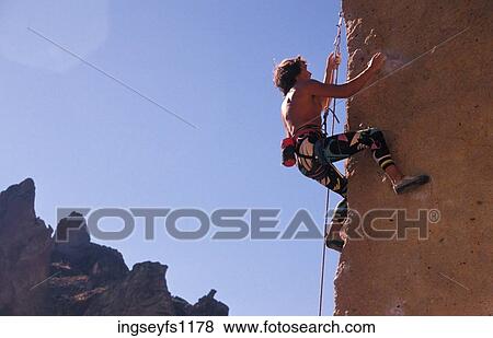 Stock Photo - Rock Climbing. Fotosearch