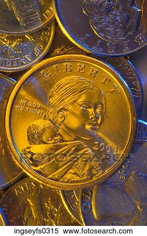 Sacagawea Dollar View Large Photo Image Stock Photography - Sacagawea Dollar. Fotosearch
