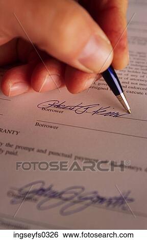 Signing contract View Large Photo Image Stock Photograph - Signing contract. Fotosearch