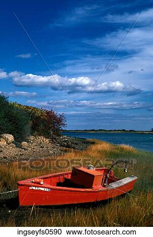 Small Beached Boat View Large Photo Image Stock Image - Small Beached Boat. Fotosearch