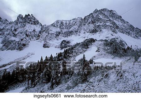 Snow Covered Mountain View Large Photo Image Stock Image - Snow Covered Mountain. Fotosearch