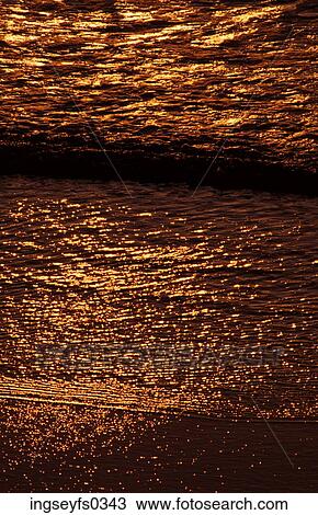 Sunset on Water View Large Photo Image Stock Image - Sunset on Water. Fotosearch