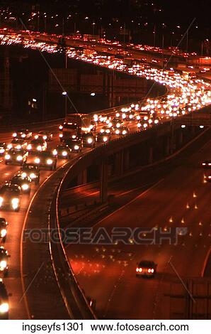 Traffic on a Busy Street View Large Photo Image Stock Image - Traffic on a Busy Street. Fotosearch