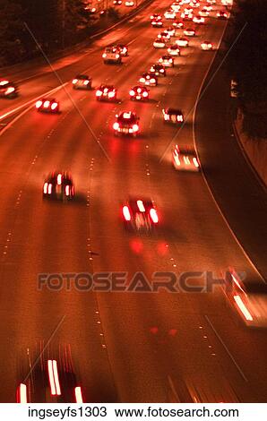 Traffic on a Busy Street View Large Photo Image Stock Image - Traffic on a Busy Street. Fotosearch