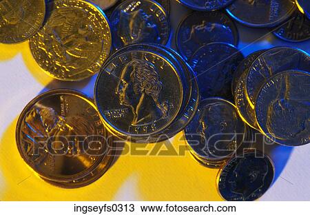 Stock Image - US Coins. Fotosearch
