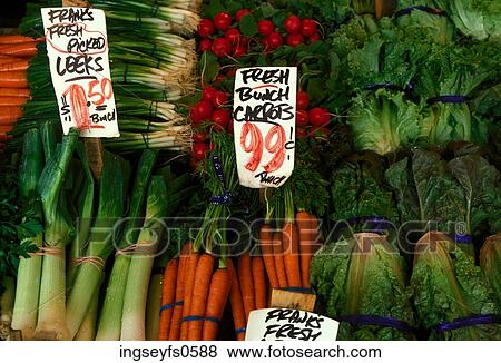 Vegetables for Sale View Large Photo Image Stock Photo - Vegetables for Sale. Fotosearch