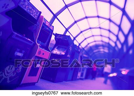 Video Arcade View Large Photo Image Stock Photo - Video Arcade. Fotosearch