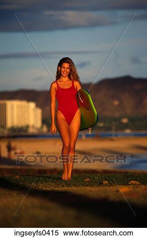 Woman and Boogie Board View Large Photo Image Stock Photography - Woman and Boogie Board. Fotosearch