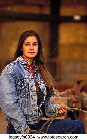 Woman In Barn with Rope View Large Photo Image Picture - Woman In Barn with Rope. Fotosearch