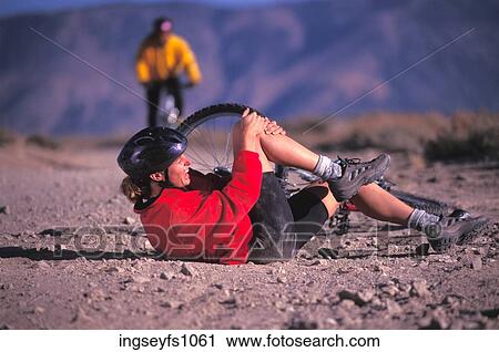Woman in Mountain Biking Accident View Large Photo Image Stock Image - Woman in Mountain Biking Accident. Fotosearch